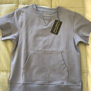 NWT little bipsy short sleeved hoodie